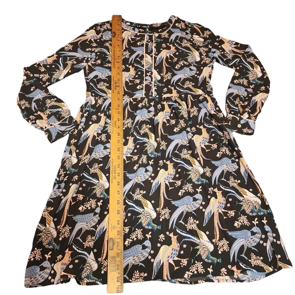 NWT Loft peacock flowy dress - Picture 15 of 16